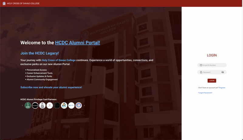 HCDC Alumni Portal